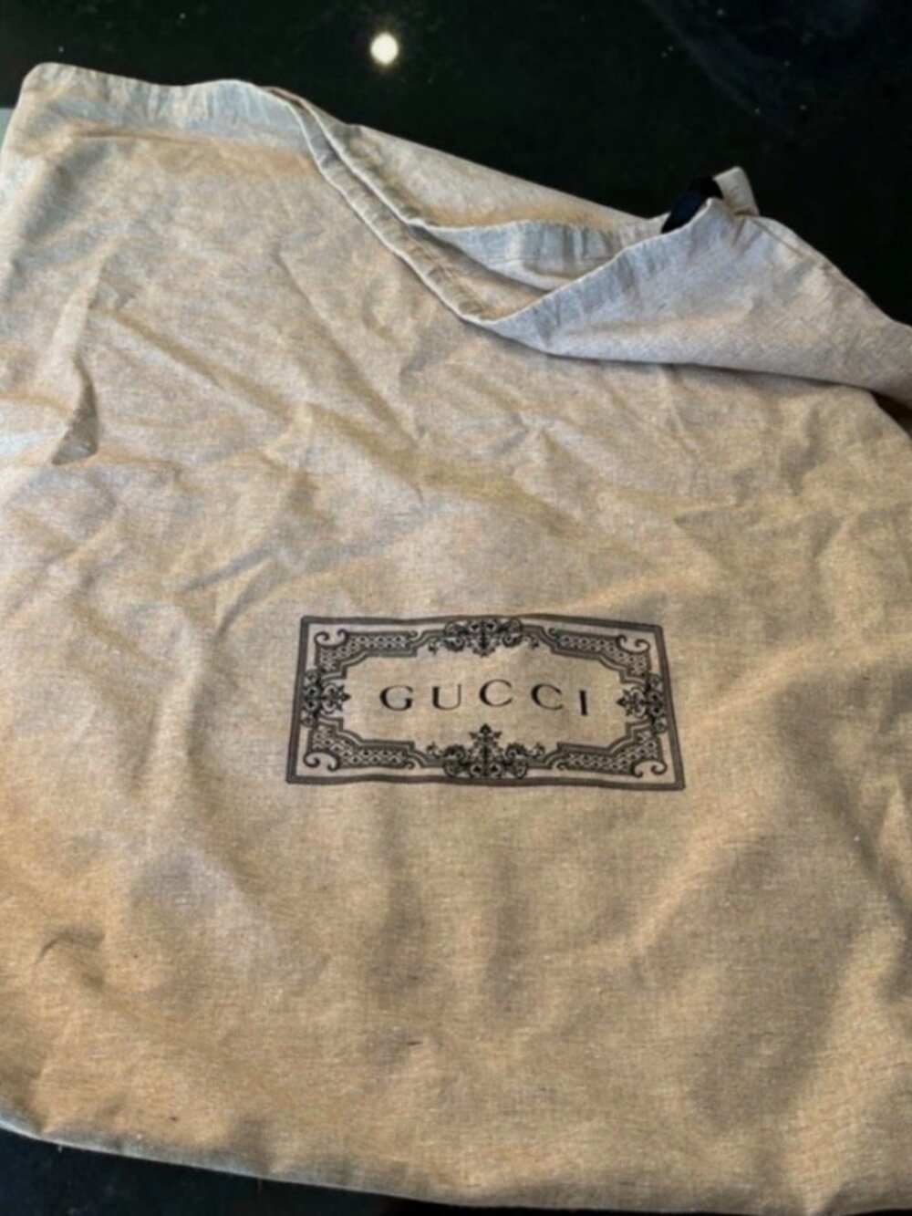 Gucci Beige GG Logo Wide-Brim Bucket Hat (Medium 57cm) - Picture 8 of 9